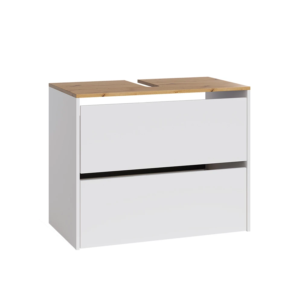 Diskbänksskåp in Vit/hantverkare on white background