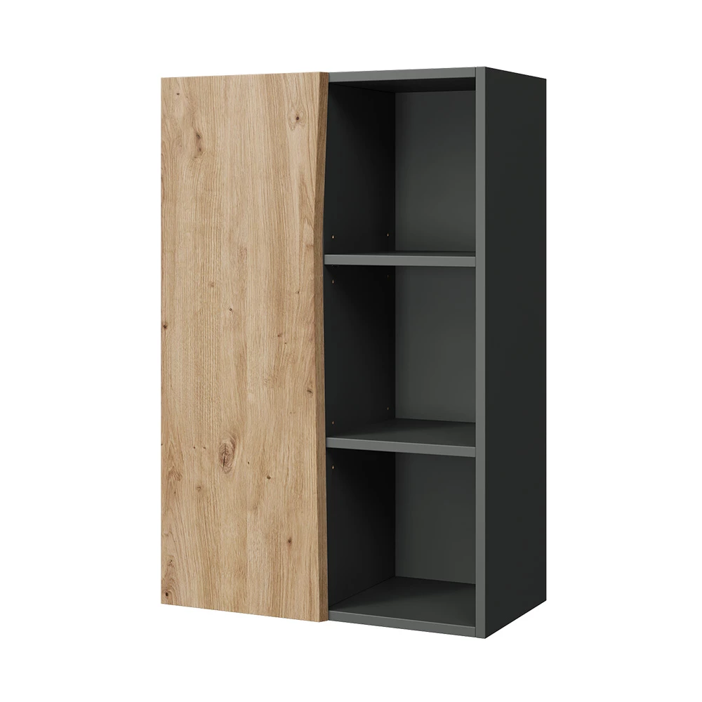 Middelhoge kast in Ambachtelijk on white background