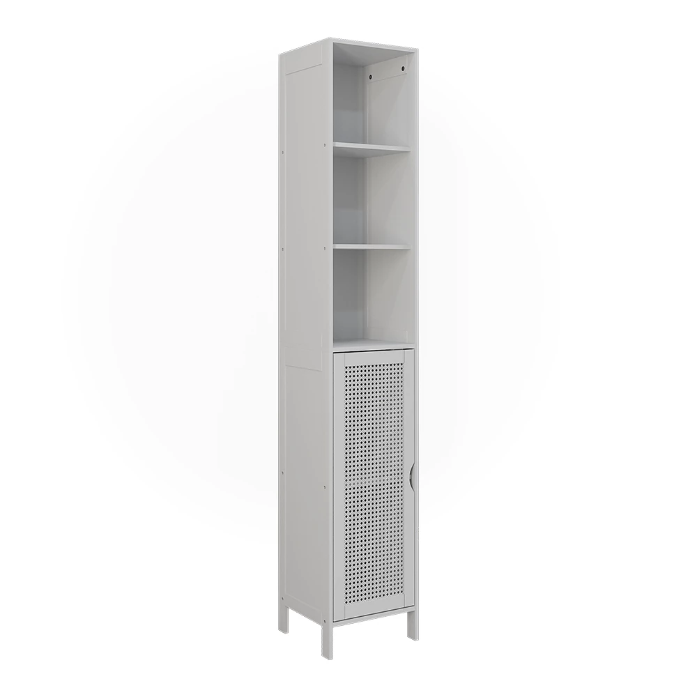 Armadio per il bagno in Bianco on white background