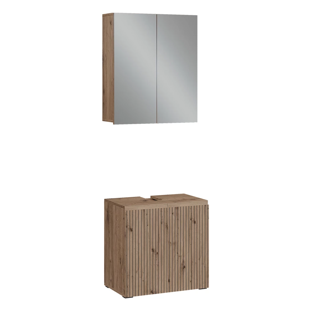 Set di mobili da bagno in Artigiano on white background