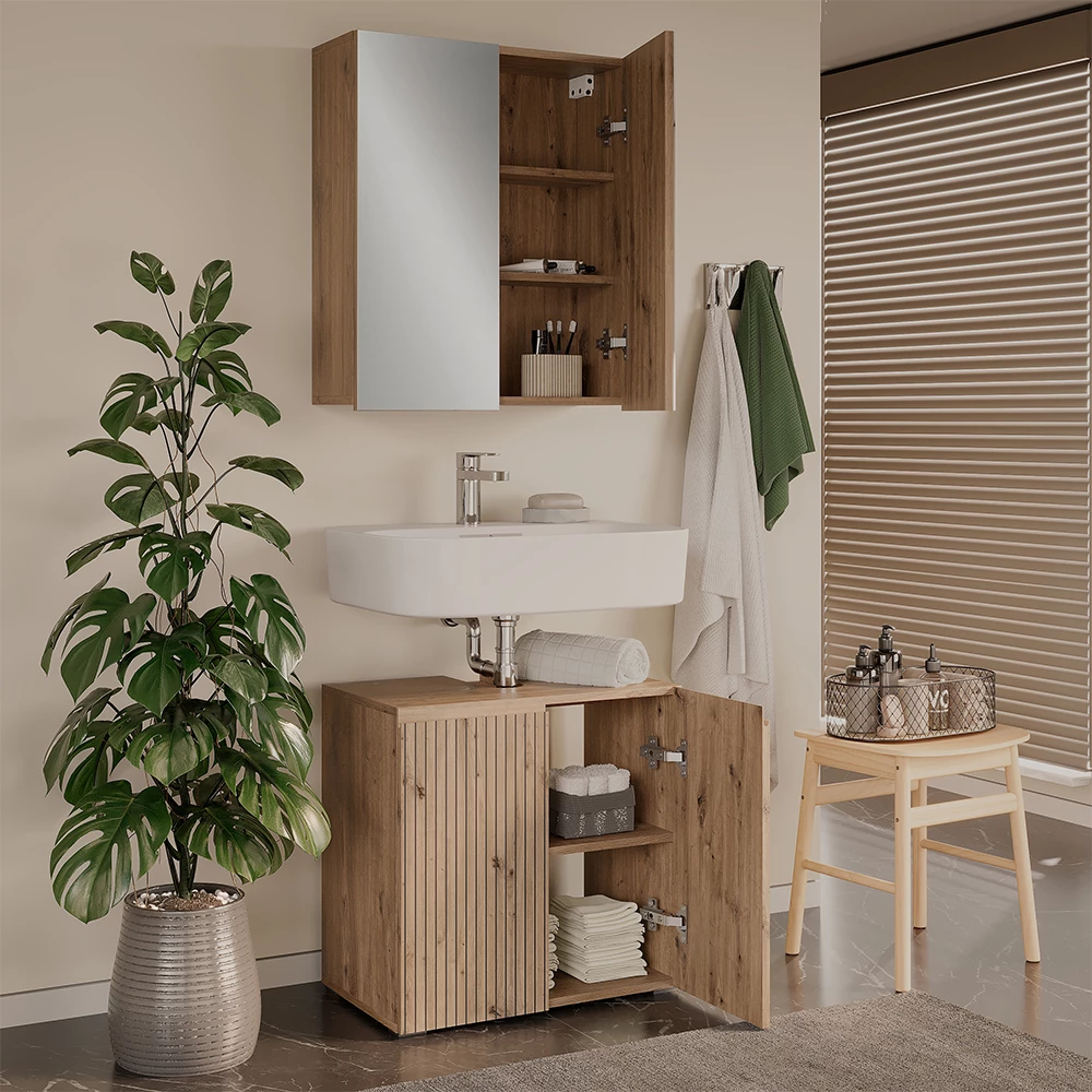 Set di mobili da bagno Takumi Artigiano 2 parti Vicco
