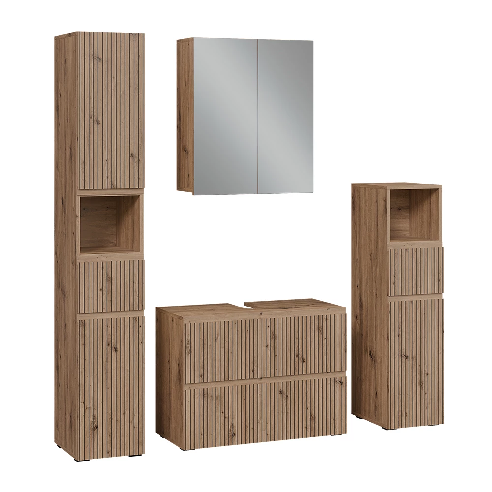 Set di mobili da bagno in Artigiano on white background