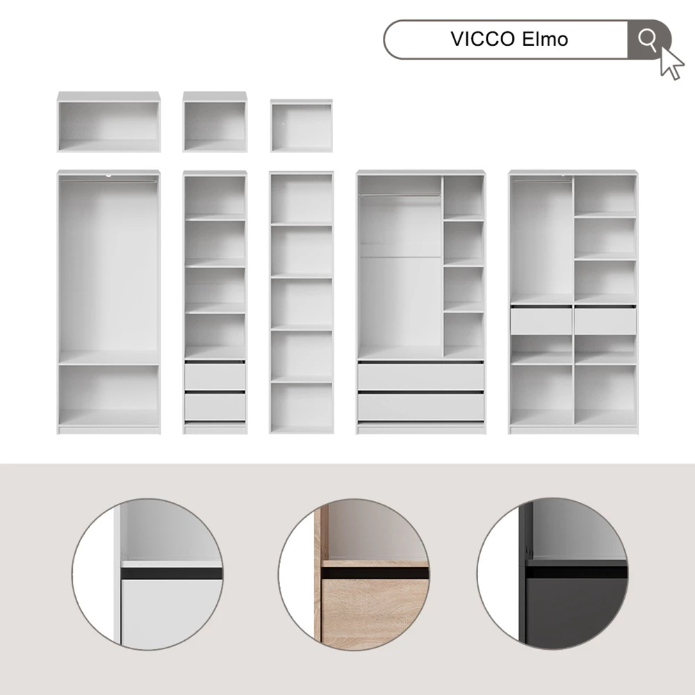 VICCO Elmo 100x200cm set of 2 white au meilleur prix sur VICCO Elmo 100x200cm set of 2 white au meilleur prix sur
