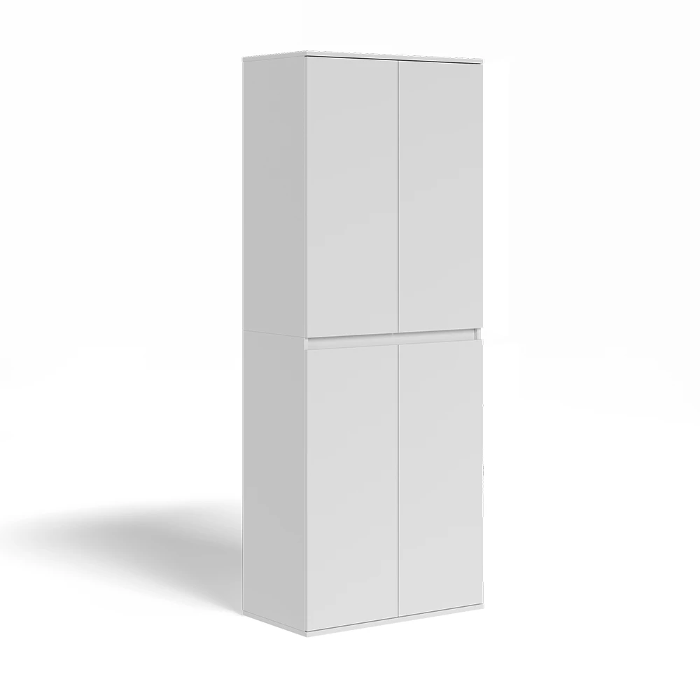 Closet in White on white background