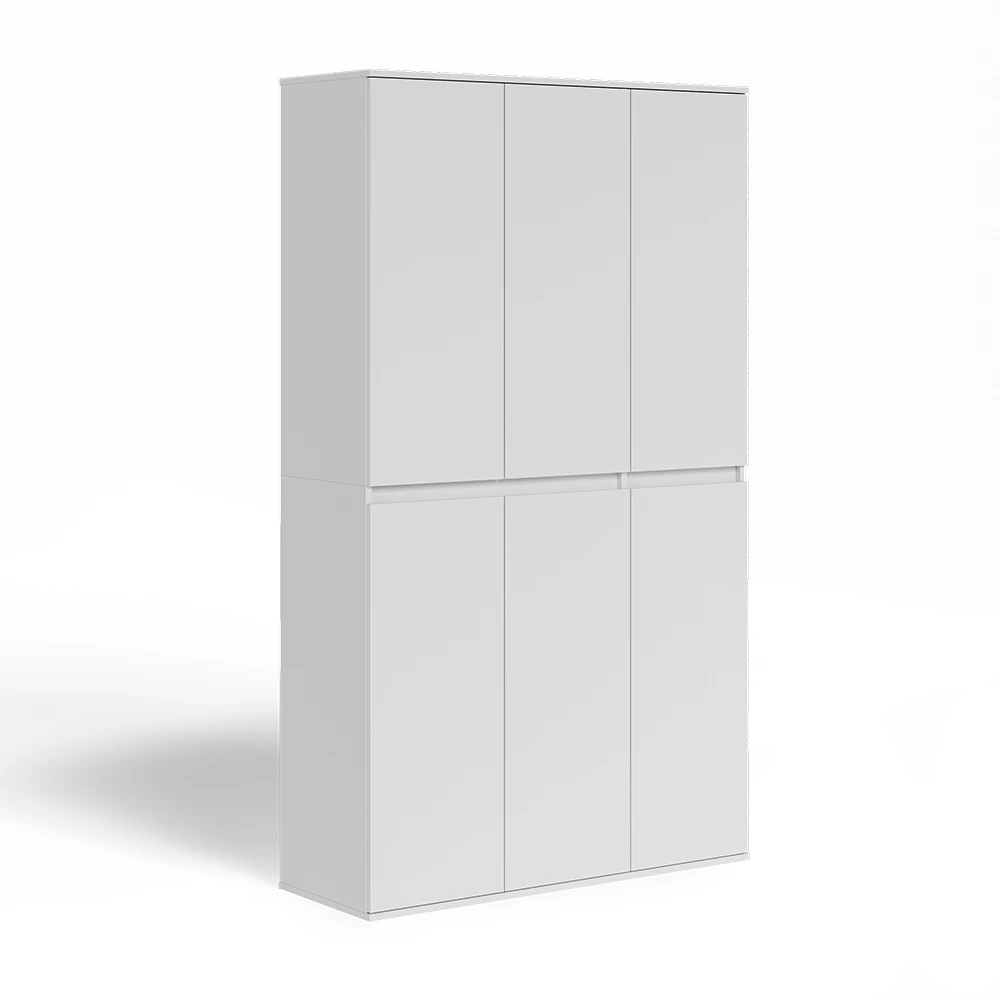 Garderobe i farven Hvid på hvid baggrund