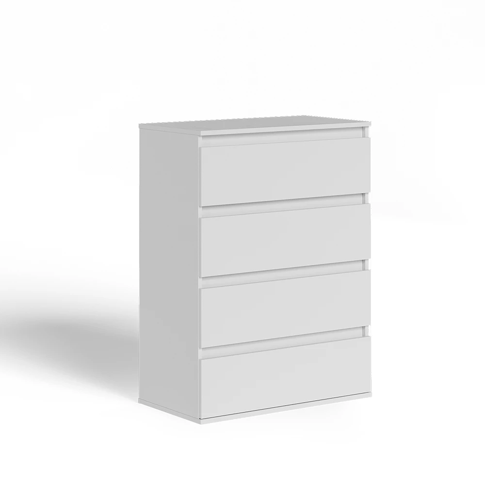 Komoda v Bela na belem ozadju