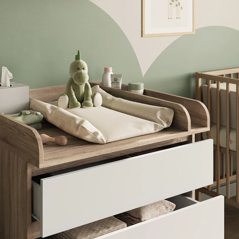 Close-up of Luiertafel in Sonoma, showing texture/details