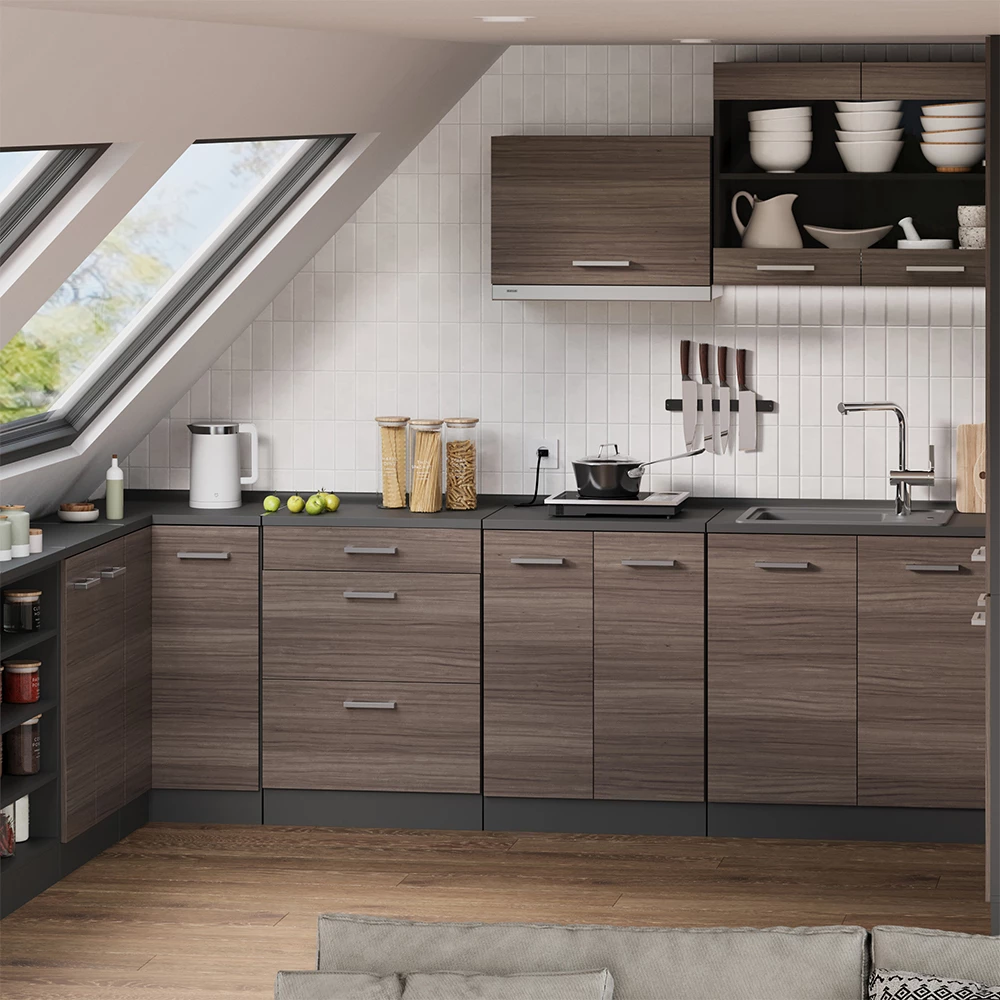 Meuble sous pente R-Line Gris noble 60cm avec 2 portes Vicco