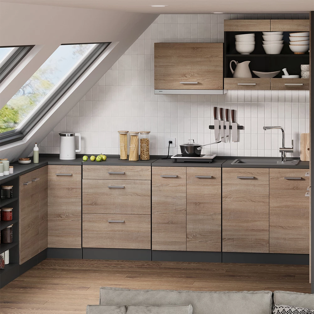 Meuble sous pente R-Line Sonoma 140cm Lot de 2 caissons 60 cm de profondeur Vicco