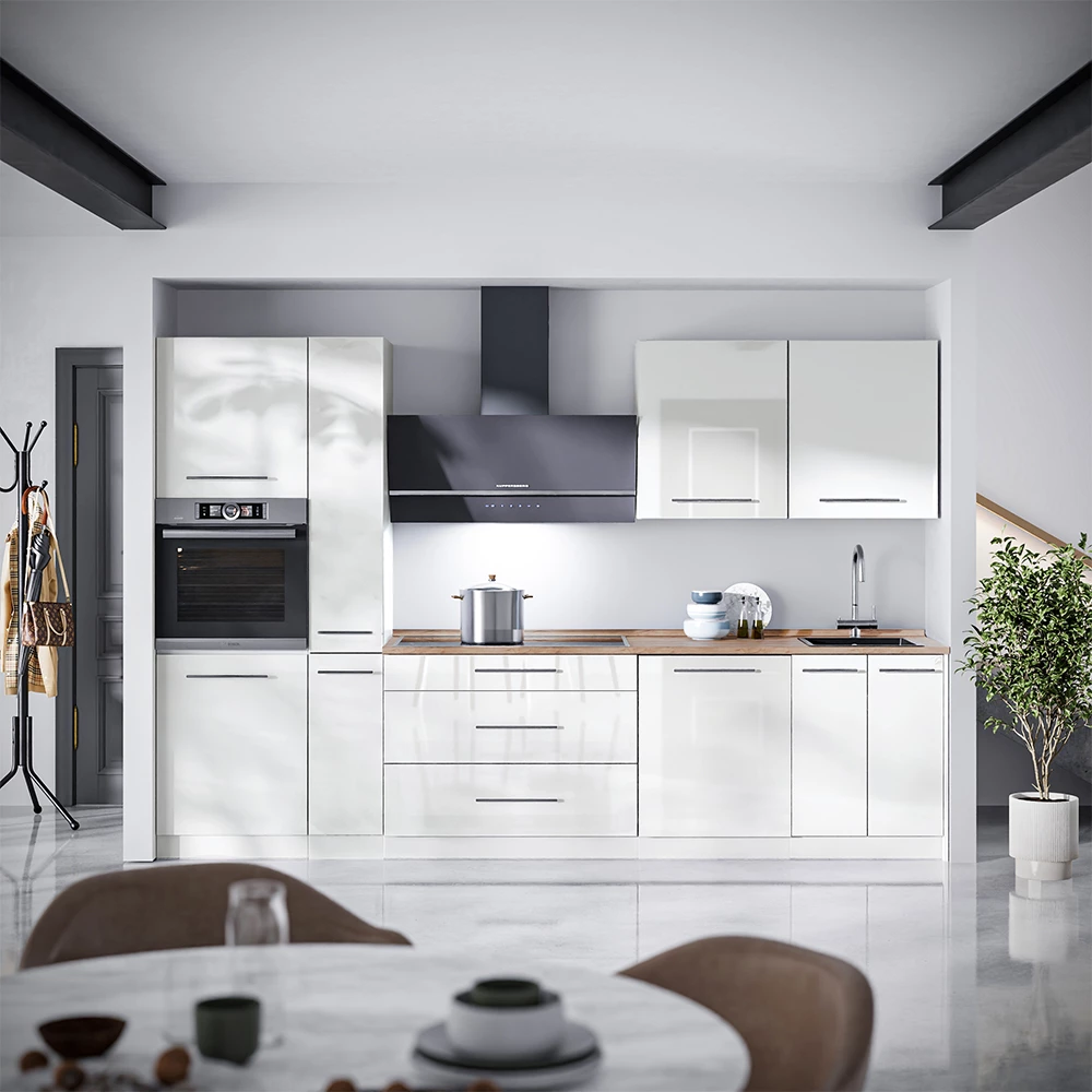 Pensile da cucina Fame-Line Bianco lucido/Bianco 60 cm Vicco