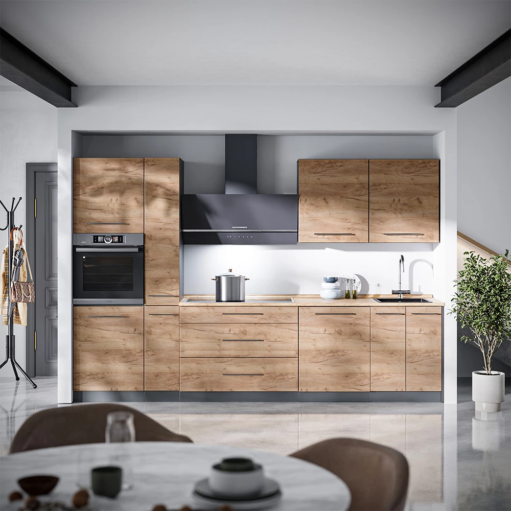 Pensile da cucina Fame-Line Rovere dorato/Antracite 60 cm Vicco