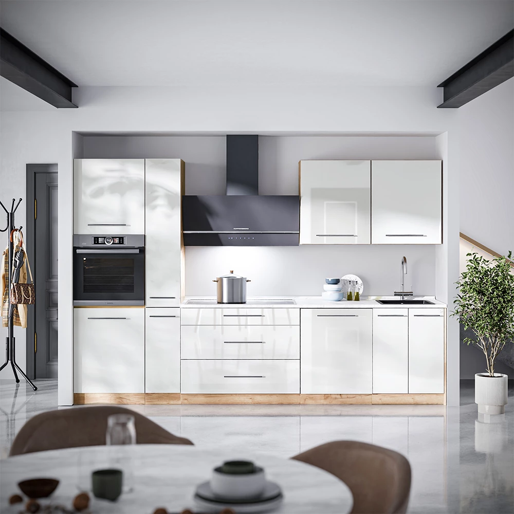 Elément haut de cuisine Fame-Line Blanc Haute brillance 60cm Vicco