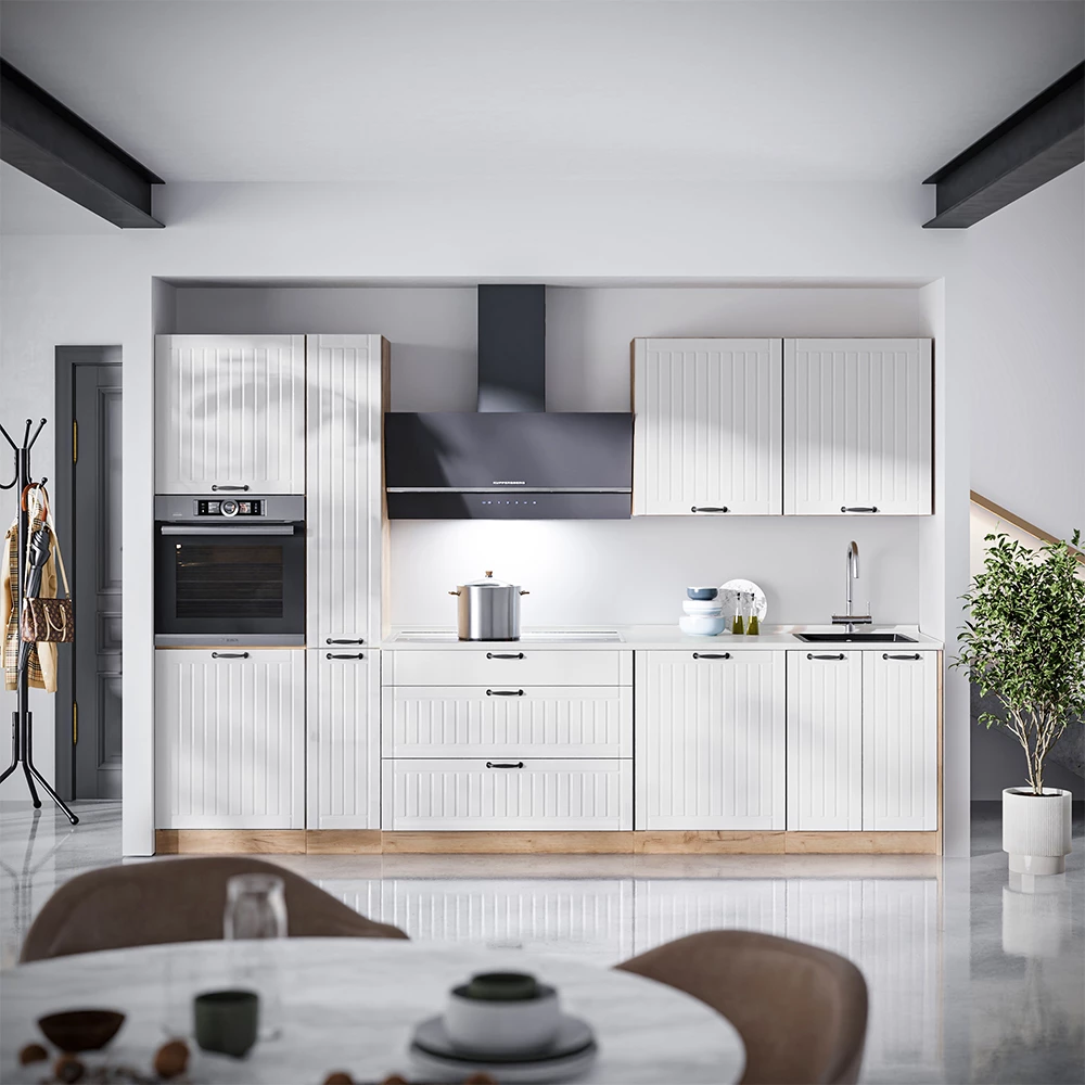 Pensile da cucina Fame-Line Bianco country/Rovere dorato 60 cm Vicco