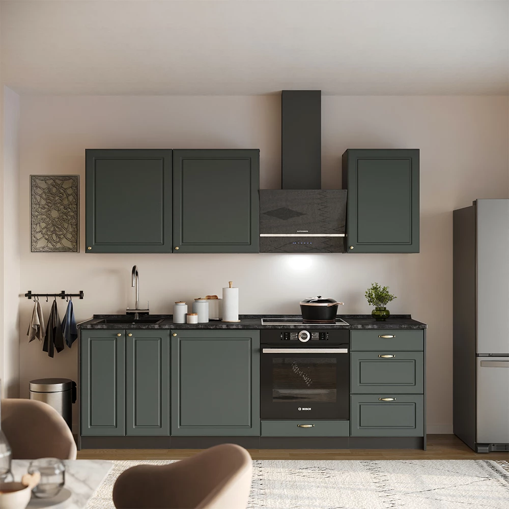 Mobile lavello cucina Fame-Line Verde-oro country/Antracite 60 cm senza piano di lavoro Vicco