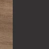 Wastafelonderkast Karen Antraciet/Sonoma 80 x 65 cm met 2 lades Vicco
