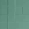 Conjunto de móveis de casa de banho Rudi Verde menta 3 peças Vicco