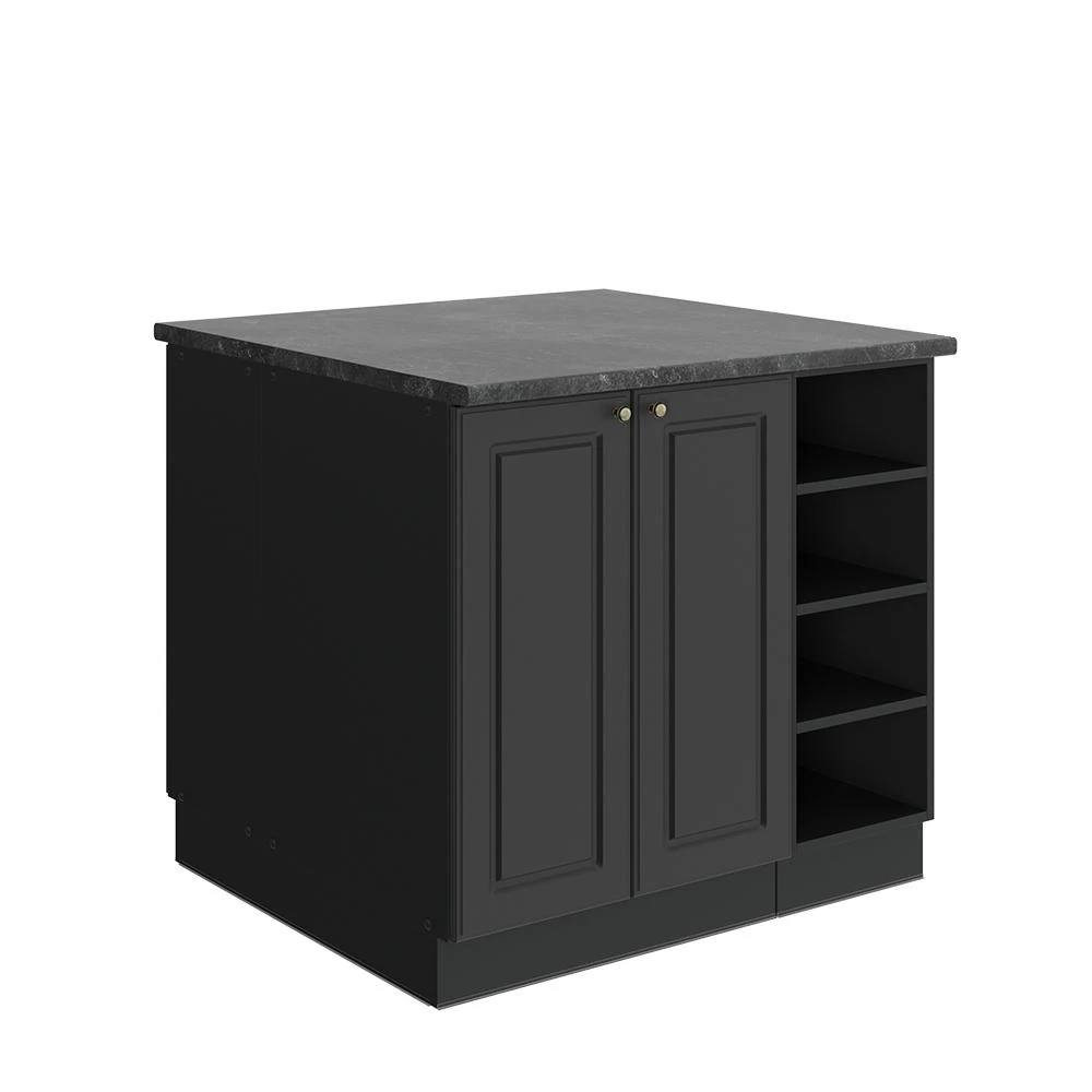 Isola cucina Fame-Line Oro-antracite country/Antracite 90 cm Vicco